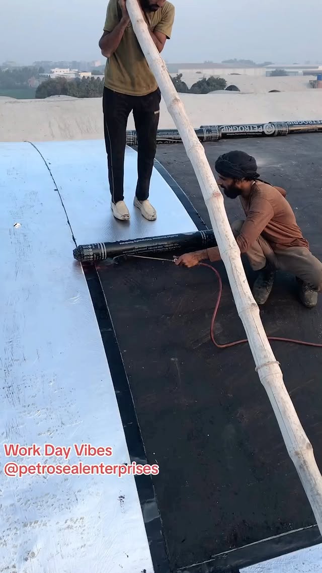PetroGrip waterproofing application reel on Instagram